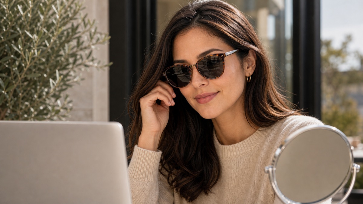 Sunglasses virtual try on